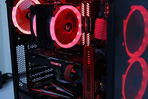 Computador montado ou recuperado pela TI Solução