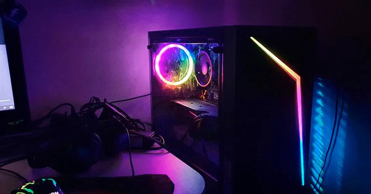 Computador montado ou recuperado pela TI Solução